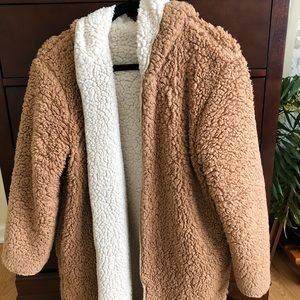 soft teddy bear jacket